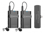 BOYA BY-WM4 Pro-K4, wireless microphone system iOS devices 2.4GHz