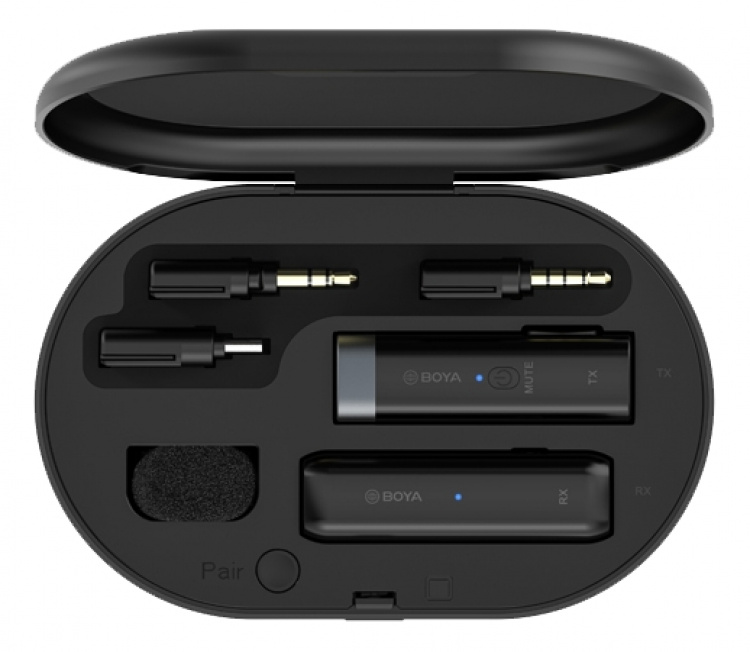 BY-WM3U, 2.4 GHz wireless microphone, black