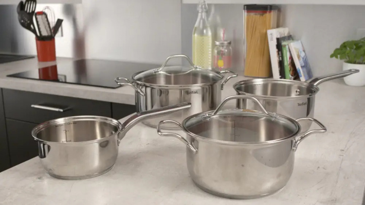 Tefal Cook eat Set 7 delar rostfritt stål