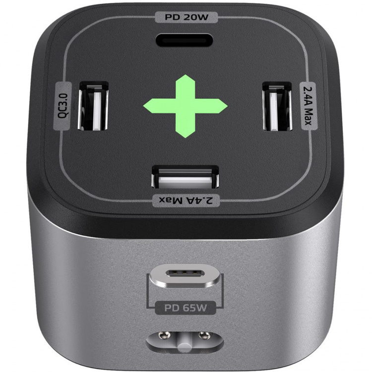 Celly Power Station 65W 3xUSB-A 2xUSB-C PD