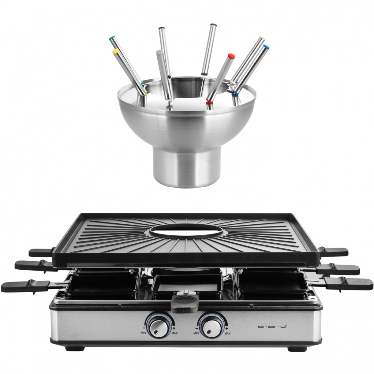 Emerio Raclettegrill med fondue Emerio Raclettegrill med fondue