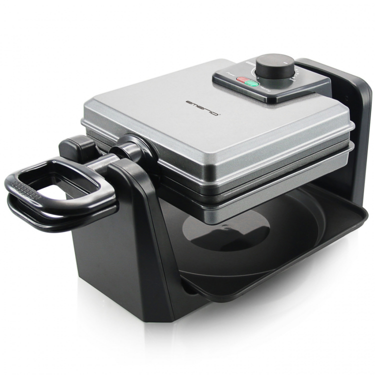 Emerio Belgiska våfflor, roterbart järn Emerio Belgiska våfflor, roterbart järn