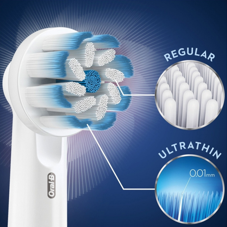 Oral B Borsthuvud Sensitive Clean & Care 6st