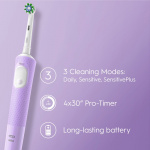 Oral B Eltandborste Vitality Pro Lilac Extra Refill