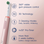 Oral B Eltandborste Pro3 3400N Pink Sensi