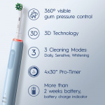 Oral B Eltandborste Pro3 3200S Blue Sensi