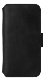 iPhone 12 Pro Max Telefonplånbok läder, svart