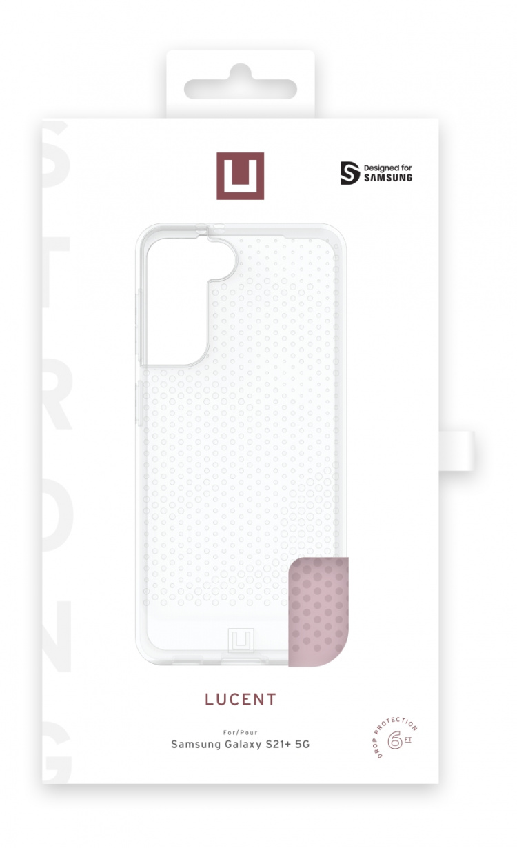 UAG Samsung Galaxy S21+ U Lucent Case, Dusty Rose UAG Samsung Galaxy S21+ U Lucent Case, Dusty Rose