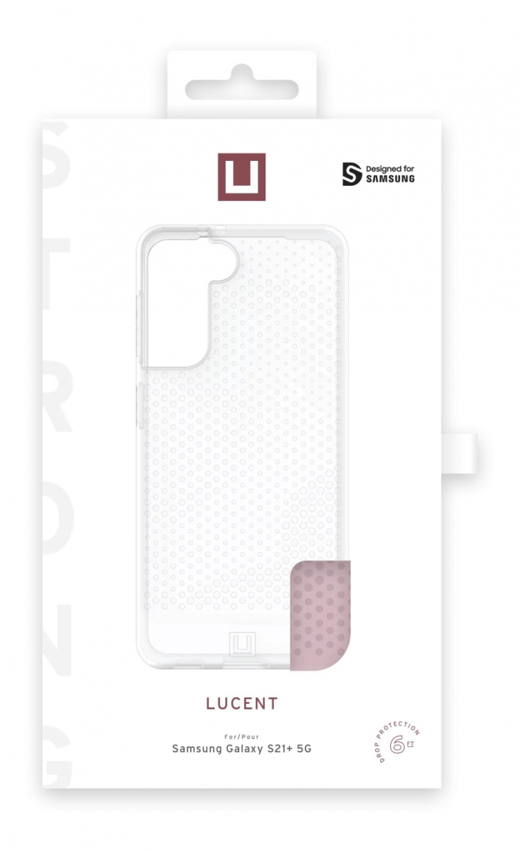 UAG Samsung Galaxy S21+ U Lucent Case, Dusty Rose UAG Samsung Galaxy S21+ U Lucent Case, Dusty Rose
