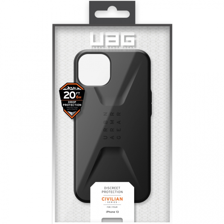 urbanarmorgear iPhone 13 Civilian Cover, black