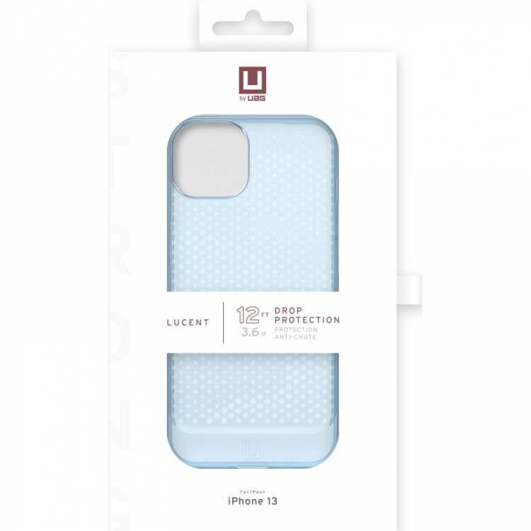 urbanarmorgear iPhone 13 [U] Lucent Cover, Cerulean