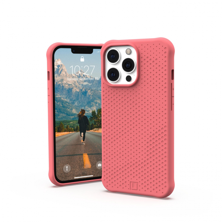 ubyuag iPhone 13 Pro U Dot Cover, Clay