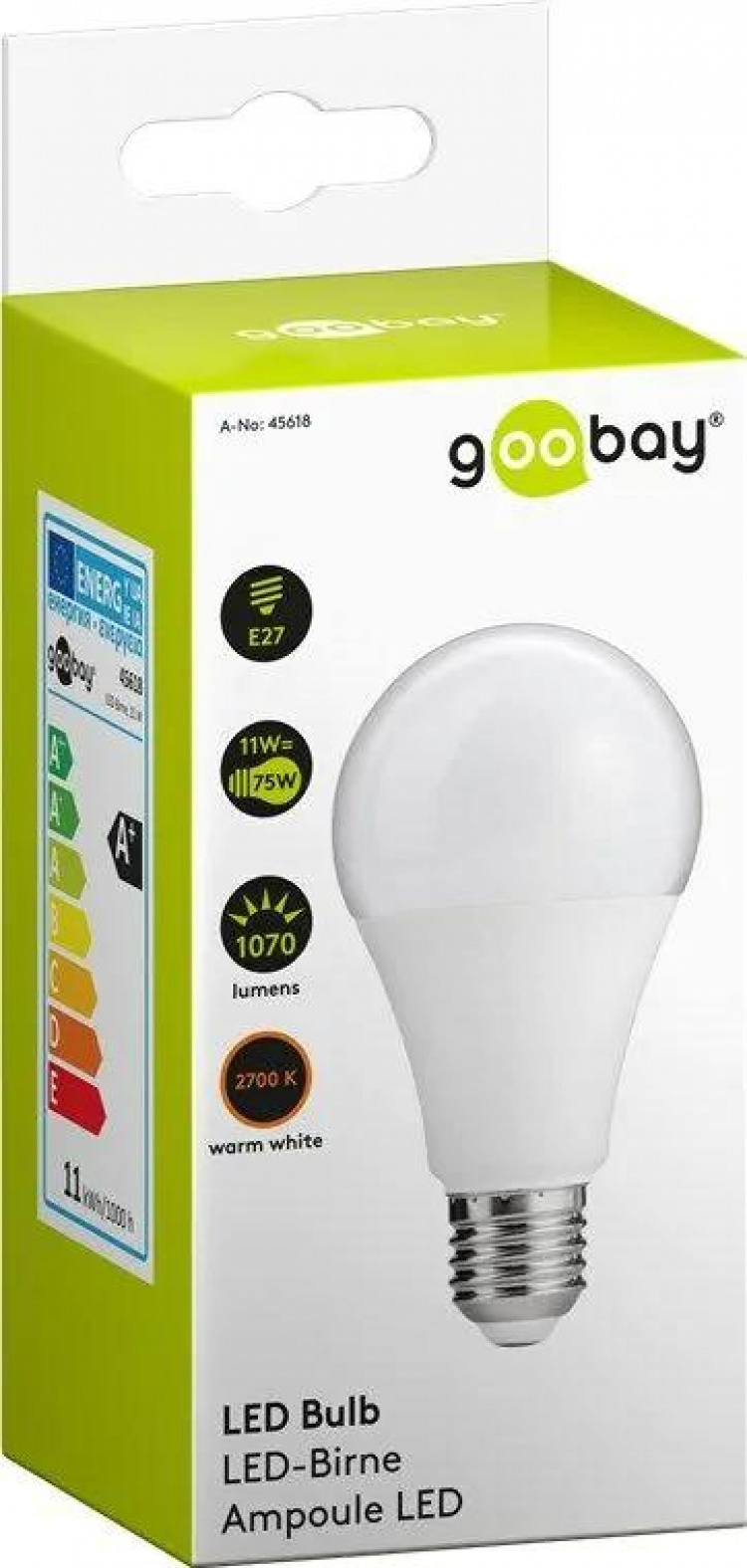 Goobay LED Bulb, 11 W