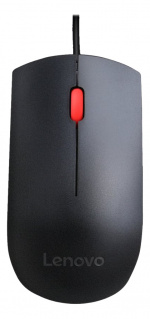 LENOVO Essential, mouse, USB, black