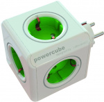 Allocacoc PowerCube Original 5 Sockets, green