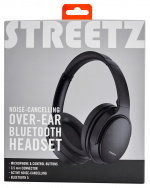 streetz BT500 BT noise-cancelling headphones mic. black streetz BT500 BT noise-cancelling headphones mic. black