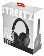 streetz BT500 BT noise-cancelling headphones mic. black streetz BT500 BT noise-cancelling headphones mic. black