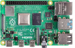 raspberrypi 4 Model B, 4 GB RAM, USB-C, dual Micro HDMI