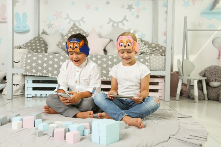 Technaxx PAW Patrol Headband earphones blue