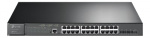 tplink JetStream - V1 - switch - Managed - 24 x 10/100/1000 (PoE+)