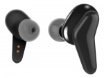 STREETZ True Wireless Stereo in-ear, dual earbuds, charge case, black STREETZ True Wireless Stereo in-ear, dual earbuds, charge case, black