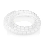 Nedis Kabelhantering | Spiral ärm | 1 st. | Maximal kabeltjocklek: 28 mm | PE | Vit