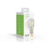 Nedis LED Glödlampa E27 | A60 | 12 W | 1521 lm | 2700 | Varm Vit | Retrostil | 1 st