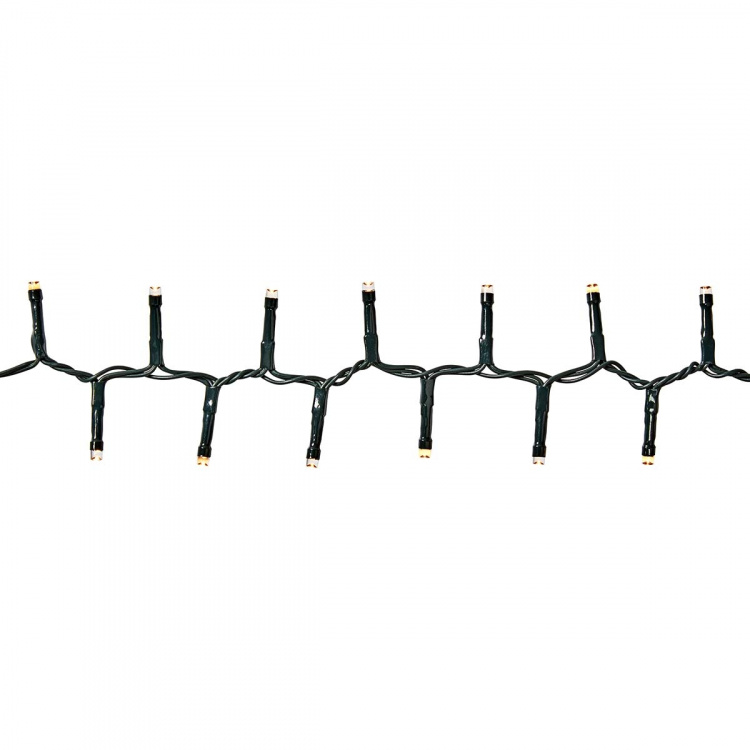 Nedis Julbelysning | Kompaktkluster | 560 LED\'s | Varm Vit | 11.2 m | Ljuseffekter: 7 | Inomhus eller Utomhus | Strömadapter