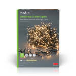 Nedis Julbelysning | Klunga | 576 LED\'s | Varm Vit | 4.20 m | Ljuseffekter: 7 | Inomhus eller Utomhus | Strömadapter Nedis Julbelysning | Klunga | 576 LED\'s | Varm Vit | 4.20 m | Ljuseffekter: 7 | Inomhus eller Utomhus | Strömadapter