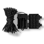 Nedis Julbelysning | Sträng | 192 LED\'s | Varm Vit | 14.40 m | Ljuseffekter: 7 | Inomhus eller Utomhus | Batteridriven