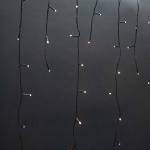 Nedis Dekorativa Istapps ljus | 180 LED\'s | Varm Vit | 5.90 m | Ljuseffekter: 7 | Strömadapter