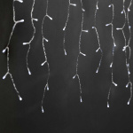 Nedis Dekorativa Istapps ljus | 180 LED\'s | Kall Vit | 5.90 m | Ljuseffekter: 7 | Strömadapter