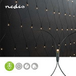 Nedis Dekorativa Nätljus | Varm Vit | 320 LED\'s | 3 x 1.5 m | Ljuseffekter: 7 | Inomhus eller Utomhus | Strömadapter Nedis Dekorativa Nätljus | Varm Vit | 320 LED\'s | 3 x 1.5 m | Ljuseffekter: 7 | Inomhus eller Utomhus | Strömadapter