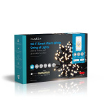 Nedis SmartLife Julbelysning | Sträng | Wi-Fi | Varm Vit | 100 LED\'s | 10.0 m | Android™ / IOS Nedis SmartLife Julbelysning | Sträng | Wi-Fi | Varm Vit | 100 LED\'s | 10.0 m | Android™ / IOS