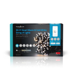 Nedis SmartLife Julbelysning | Sträng | Wi-Fi | Varm till cool vit | 100 LED\'s | 10.0 m | Android™ / IOS Nedis SmartLife Julbelysning | Sträng | Wi-Fi | Varm till cool vit | 100 LED\'s | 10.0 m | Android™ / IOS