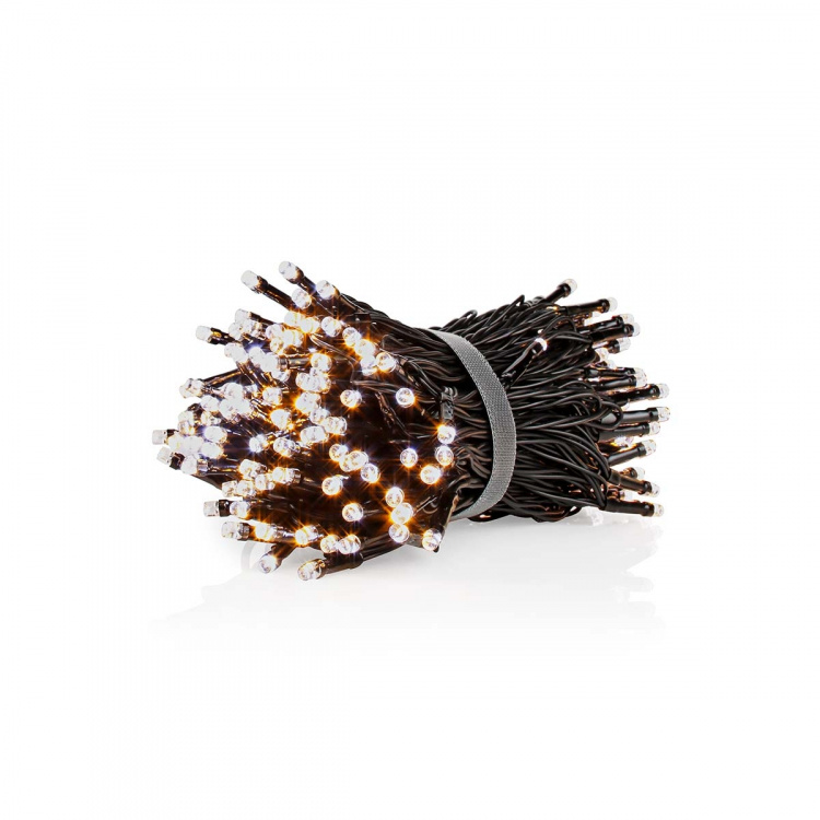 Nedis SmartLife Julbelysning | Sträng | Wi-Fi | Varm till cool vit | 200 LED\'s | 20.0 m | Android™ / IOS