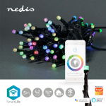 Nedis SmartLife Julbelysning | Sträng | Wi-Fi | RGB | 42 LED\'s | 5.00 m | Android™ / IOS
