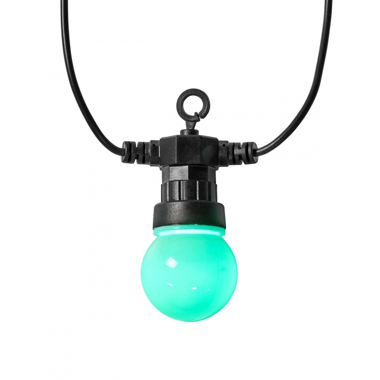 Nedis SmartLife Dekorativa Lampor | Festljus | Wi-Fi | RGB / Vit | 20 LED\'s | 10 m | Android™ / IOS | Glödlampediameter: 50 mm Nedis SmartLife Dekorativa Lampor | Festljus | Wi-Fi | RGB / Vit | 20 LED\'s | 10 m | Android™ / IOS | Glödlampediameter: 50 mm