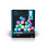 Nedis SmartLife Dekorativa Lampor | Festljus | Wi-Fi | RGB / Vit | 20 LED\'s | 10 m | Android™ / IOS | Glödlampediameter: 50 mm Nedis SmartLife Dekorativa Lampor | Festljus | Wi-Fi | RGB / Vit | 20 LED\'s | 10 m | Android™ / IOS | Glödlampediameter: 50 mm