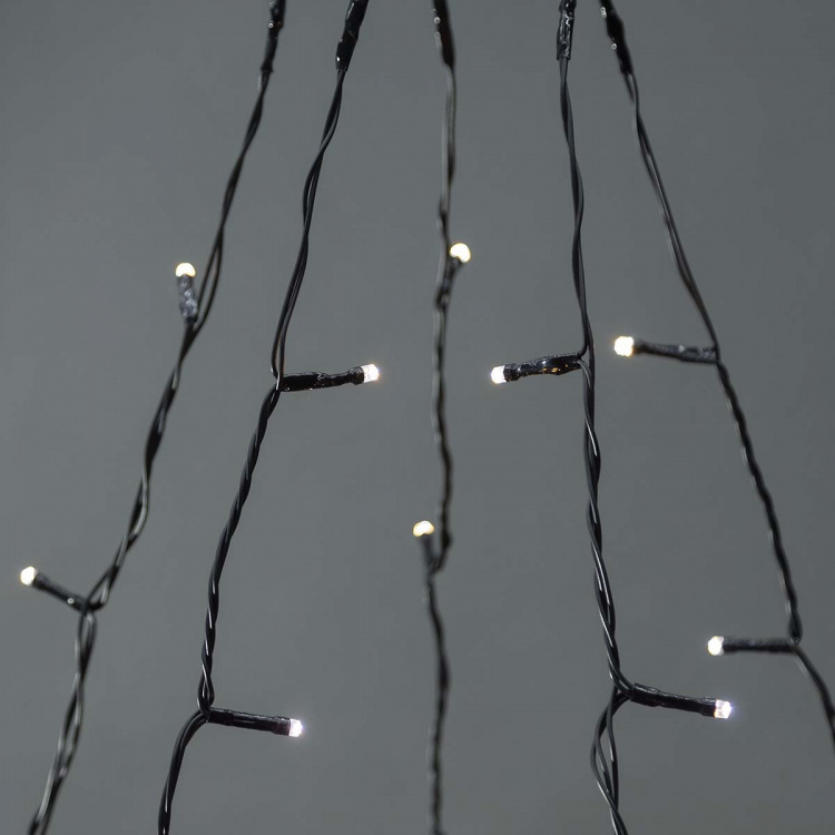 Nedis SmartLife Julbelysning | Träd | Wi-Fi | Varm till cool vit | 200 LED\'s | 20.0 m | 5 x 4 m | Android™ / IOS