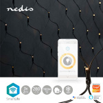 Nedis SmartLife Julbelysning | Netto | Wi-Fi | Varm Vit | 280 LED\'s | 3.00 m | 3 x 2 m | Android™ / IOS
