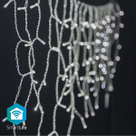 Nedis SmartLife Julbelysning | Istapp | Wi-Fi | Kall Vit | 400 LED\'s | 8.00 m | Android™ / IOS