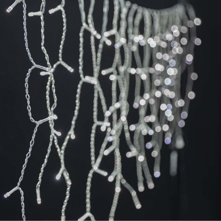 Nedis SmartLife Julbelysning | Istapp | Wi-Fi | Kall Vit | 400 LED\'s | 8.00 m | Android™ / IOS