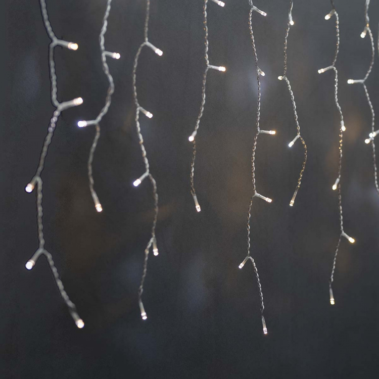 Nedis SmartLife Julbelysning | Istapp | Wi-Fi | Varm till cool vit | 400 LED\'s | 8.00 m | Android™ / IOS