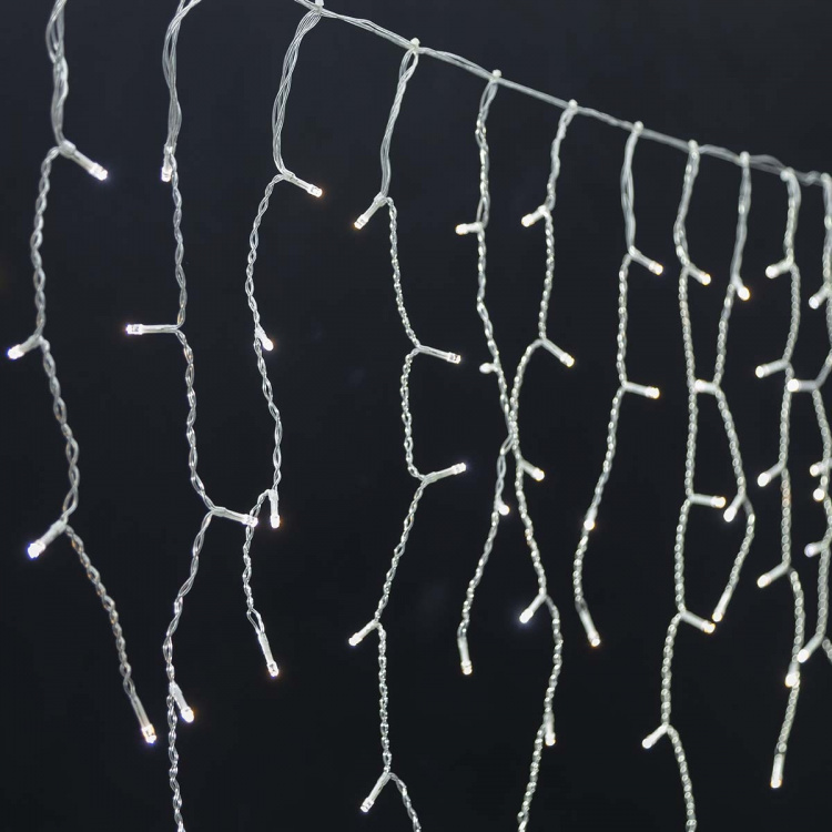 Nedis SmartLife Julbelysning | Istapp | Wi-Fi | Varm till cool vit | 400 LED\'s | 8.00 m | Android™ / IOS