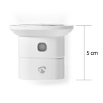 Nedis SmartLife CO Detector | Zigbee 3.0 | Batteridriven | Givarlivscykel: 10 år | EN 50291 | Android™ / IOS | Med testknapp | 85 dB | Vit
