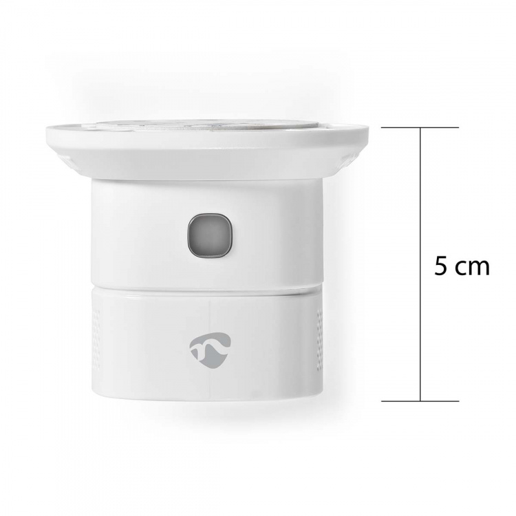 Nedis SmartLife CO Detector | Zigbee 3.0 | Batteridriven | Givarlivscykel: 10 år | EN 50291 | Android™ / IOS | Med testknapp | 85 dB | Vit