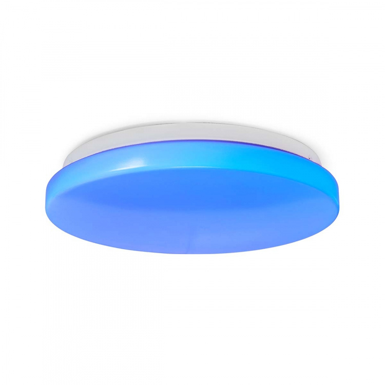 Nedis SmartLife Taklampa | Wi-Fi | RGB / Varm till cool vit | Rund | Diameter: 260 mm | 1820 lm | 3000 - 6500 K | IP20 | Energiklass: F | Android™ / IOS Nedis SmartLife Taklampa | Wi-Fi | RGB / Varm till cool vit | Rund | Diameter: 260 mm | 1820 lm | 3000 - 6500 K | IP20 | Energiklass: F | Android™ / IOS