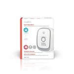 Nedis SmartLife Gasdetektor | Zigbee 3.0 | Strömadapter | Givarlivscykel: 5 år | EN 50194-1:2009 | Android™ / IOS | Med testknapp | 75 dB | Vit