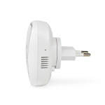 Nedis SmartLife Gasdetektor | Zigbee 3.0 | Strömadapter | Givarlivscykel: 5 år | EN 50194-1:2009 | Android™ / IOS | Med testknapp | 75 dB | Vit
